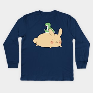 Snake and Bunny Kids Long Sleeve T-Shirt